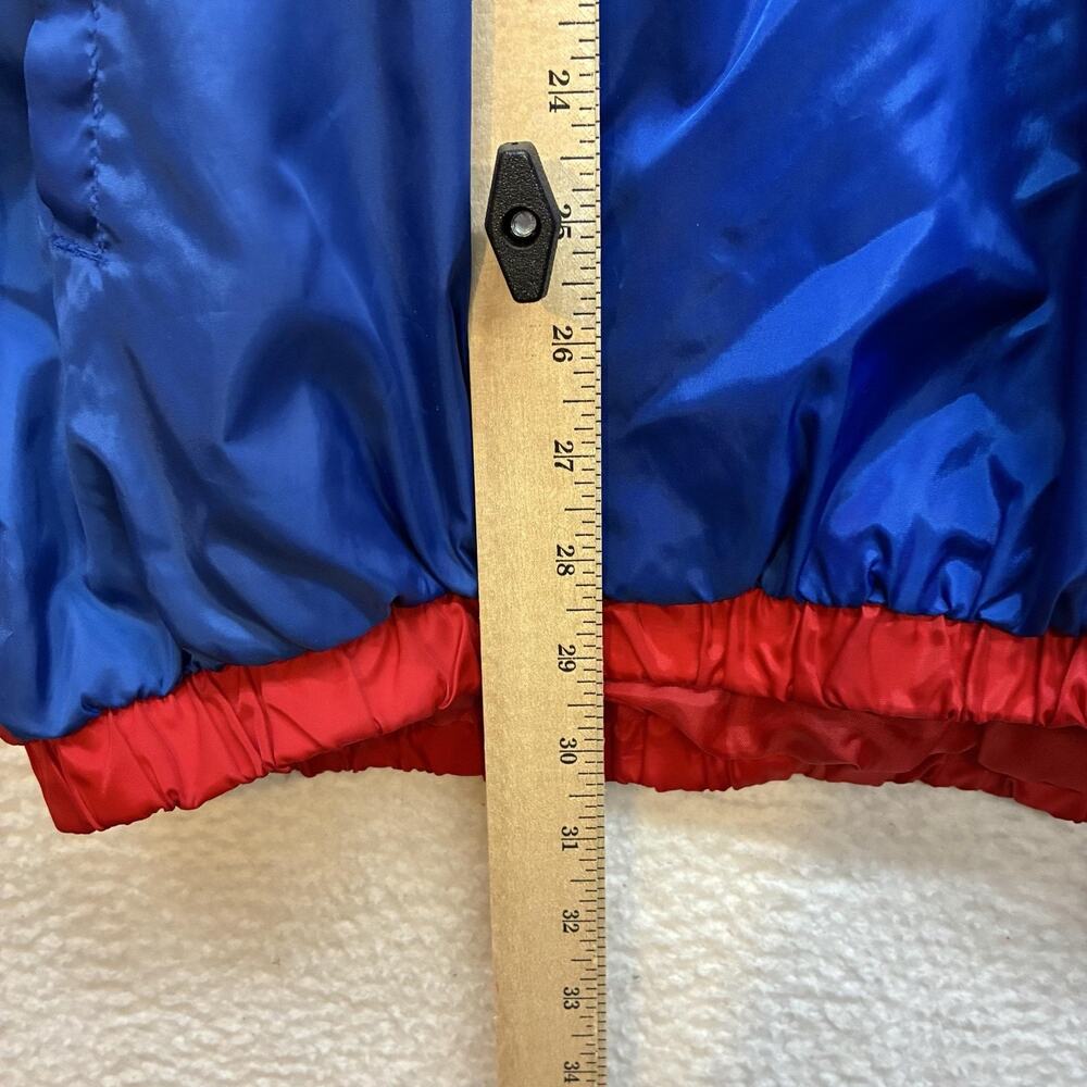 Chicago Cubs Jacket Mens XL Blue Red MLB Baseball Genuine Merchandise Pullover - Picture 9 of 10